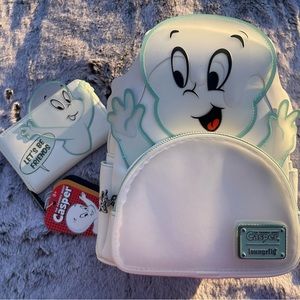 Disney Casper, the ghost, mini backpack, and wallet